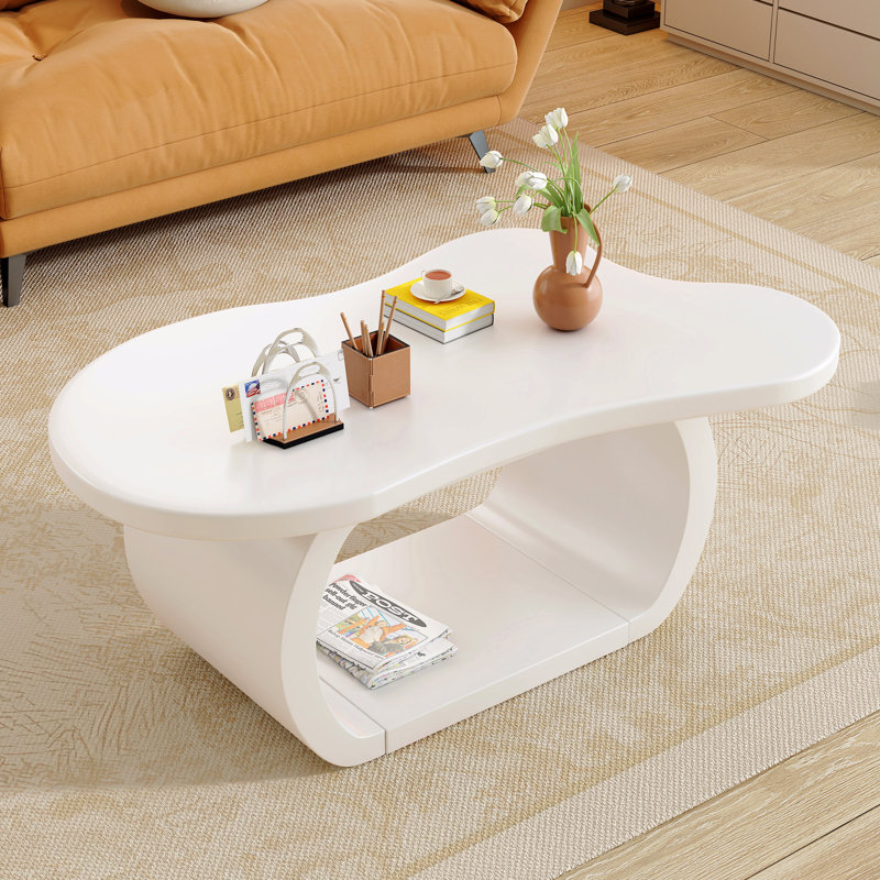 Table basse moderne avec plateau de 1,5 po d'épaisseur Modern