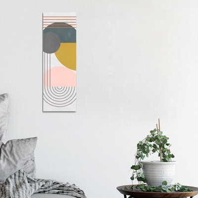 Geometric Daylight IV 1 Piece Wrapped Canvas Panoramic Wall Art