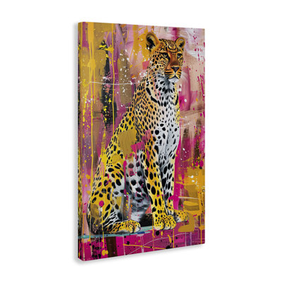 Toile de guépard Urban Abstraction, design par LSR Design Studio