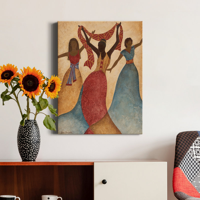 «Rhythm & Dance I», reproduction d'impression sur toile tendue, H 12 po x l 8 po x P 1 po
