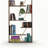 Furnish Home Store Wood Frame Etagere Open Back 6 Shelves Bookcase Industrial Bookshelf for Office and Living Rooms Modern Bookcases Large Bookshelf Organizer-1377380133
