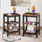 End Table Set With Charging Station 2 Pack End Table Built-In Outlets For Home Living Room Bedroom Entryway-522297415
