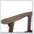 Foldable Acacia Wood Adirondack Chair With Traditional Slats, Rustic Design, And Wide Armrests For Outdoor Comfort