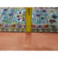 8'8"x12' Blueish Gray Medallion Design Silk with Wool Hand Knotted Rug 823A314BD44E417AA2D935BEFC7734E5