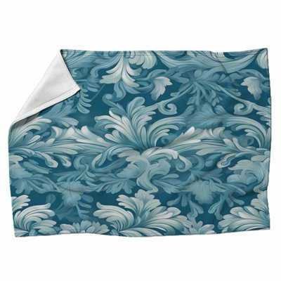 Machine Printed Throw Blanket