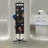 66''H Metal Triangular Pegboard Panels Display With Base