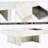 Elegance And Natural Fashion Coffee Table Made Of MDF Material With Black Patterns