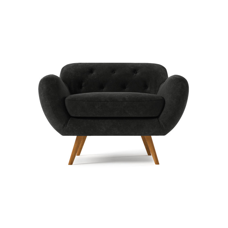 Jefferson Upholstered Armchair, Anthracite
