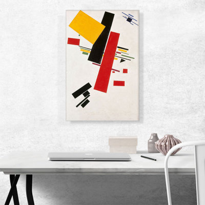 Reproduction d'art sur toile tendue, "Dynamic suprematism no 38 1916" par Kazmir Malevich