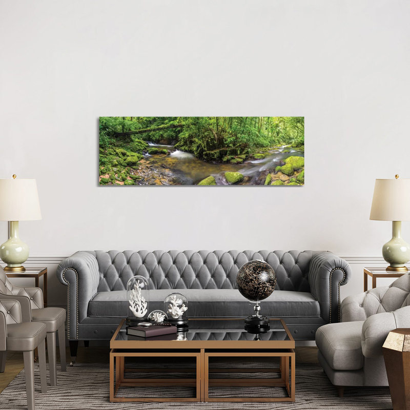 Jungle Panorama I by Glauco Meneghelli - Print on Canvas, Wrapped Canvas, 152.4 cm H x 50.8 cm W x 1.91 cm D