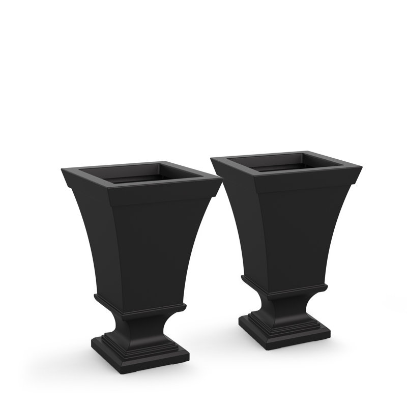 Stoneleigh Pot Planter, 2, Black