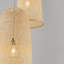 Lustre en grappe de rotin 3 lumières Dainna