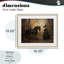 «Witch & Black Unicorn», reproduction sous verre encadrée, design par Arlington Prints-550608850-550608851