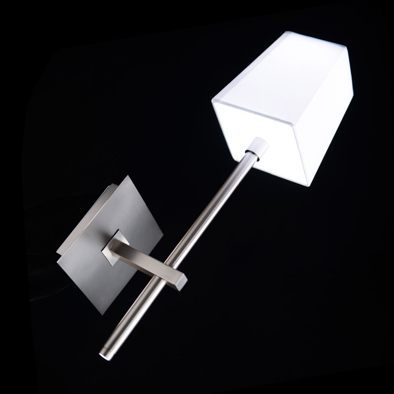 1 - Light LED Wallchiere, Brushed Nickel