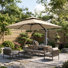 Parasol rectangulaire en porte-à-faux résistant aux intempéries l 144 po x P 108 po Ingra