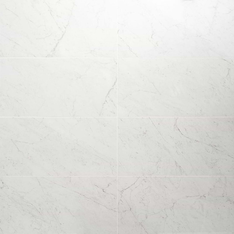 Dreamstone 12X24 Polished Porcelain Tile, Carrara Giola Polished