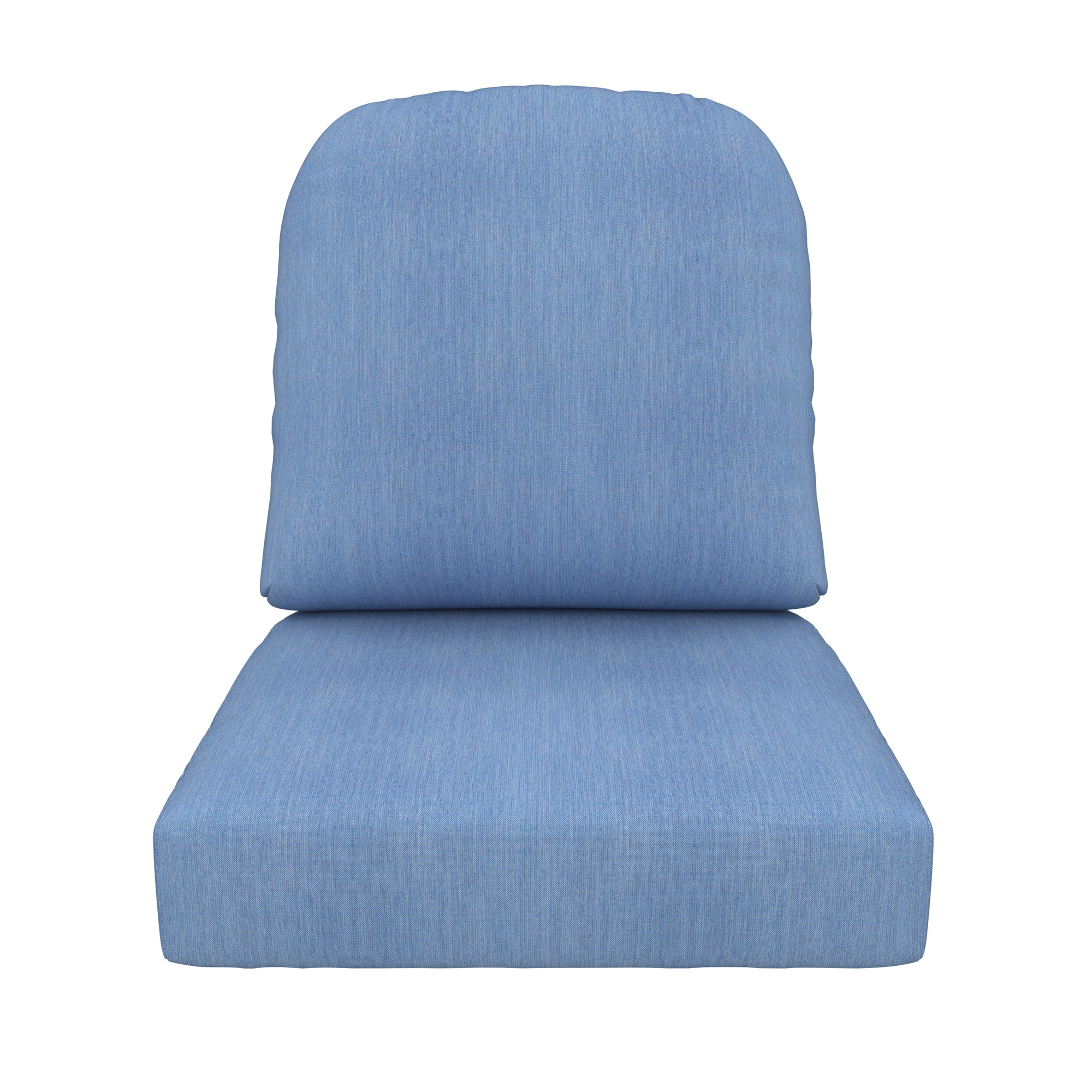 Amala Outdoor Sunbrella® Seat/Back Cushion, Cast Ocean Sunbrella® Plainweave