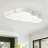 1-Cloud shaped white LED dimmable ceiling light