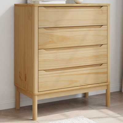 Abdimalik Solid Wood Rectangle Accent Chest