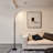 Devyne 74'' Black LED Task Floor Lamp