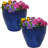 Atenea Francine Round Imperial Ceramic Outdoor Planter-860479538-860479550