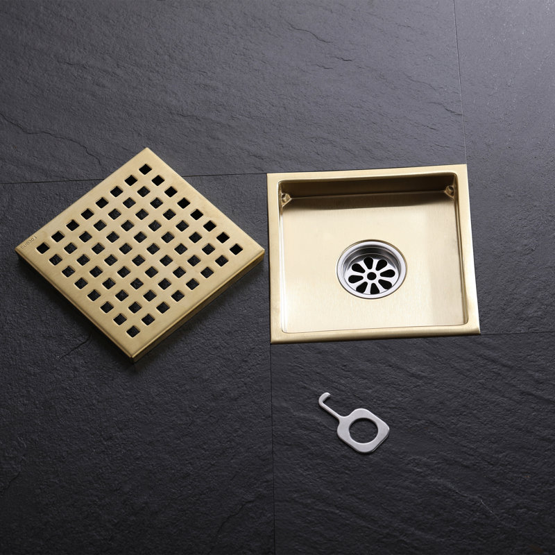 Grille 5,91 po, Or brossé