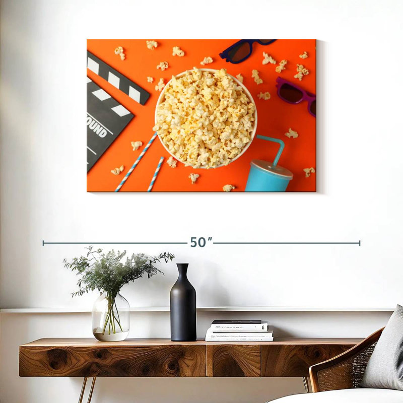 Yarlin Theater Popcorn, 24" H x 36" W