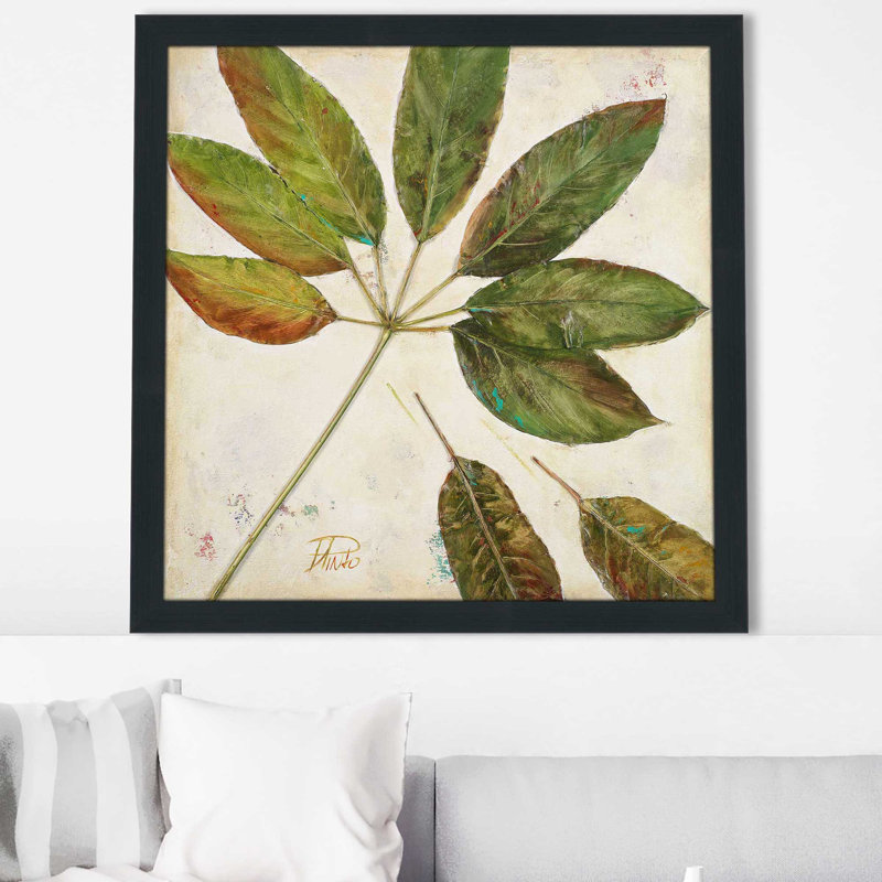Organic III par Patricia Pinto - Peinture, Cadre espresso, H 37,5 po x l 37,5 po x P 1 po