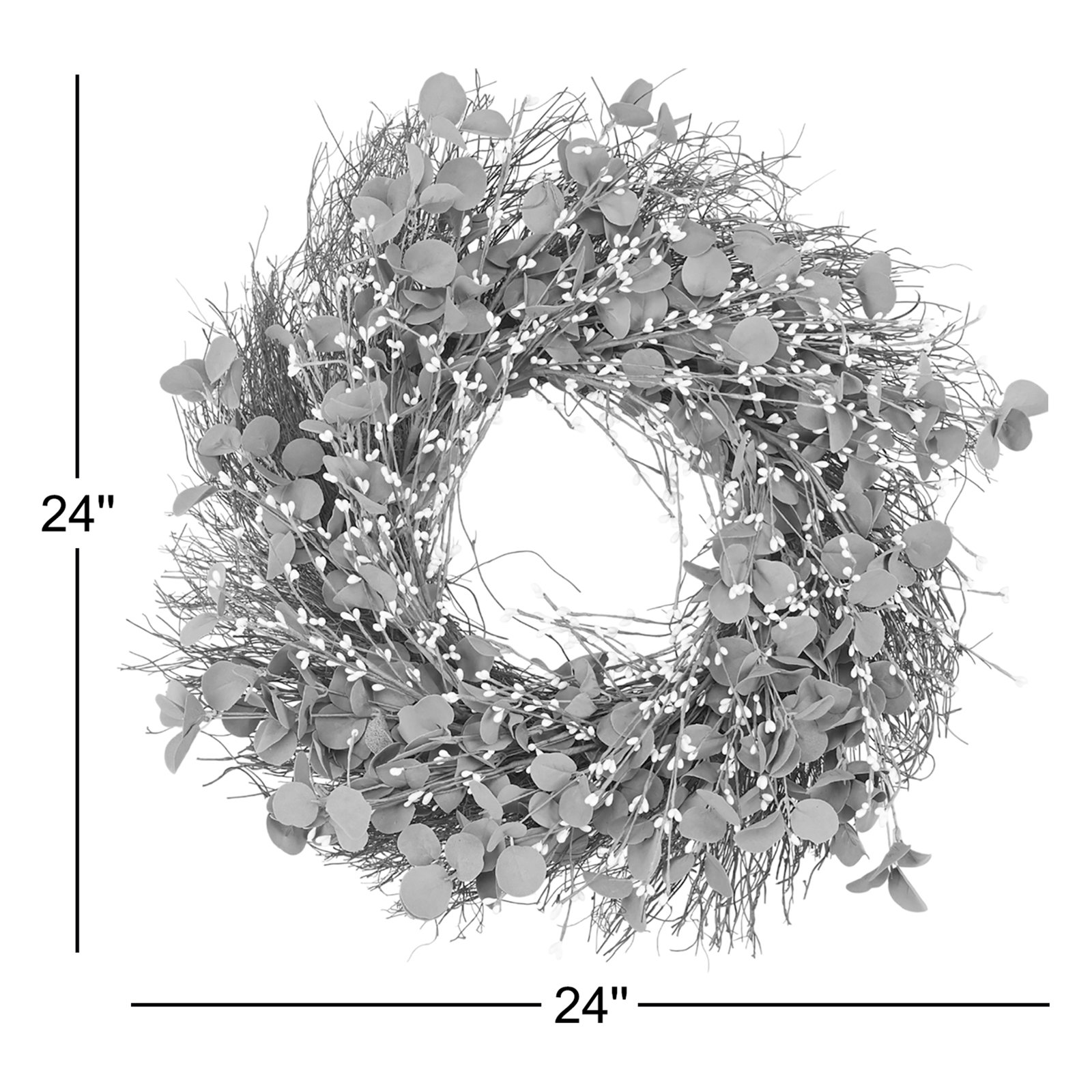 24" Daisy Wreath