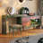 79.72"Green Minimalist Solid Wood Dressing Table