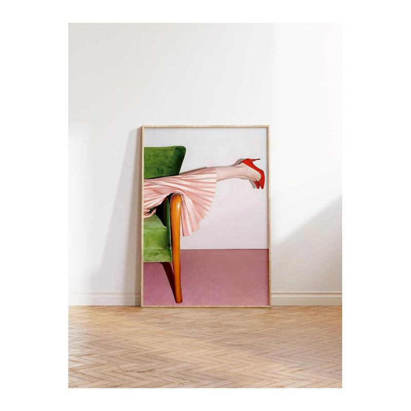 Peinture décorative encadrée