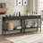 Olague 39.4" Console Table with 2 Drawers and Open Storage Shelf-1342713033