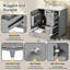Armoire de meuble-lavabo 30 "avec lavabo en céramique-504168980-504168984