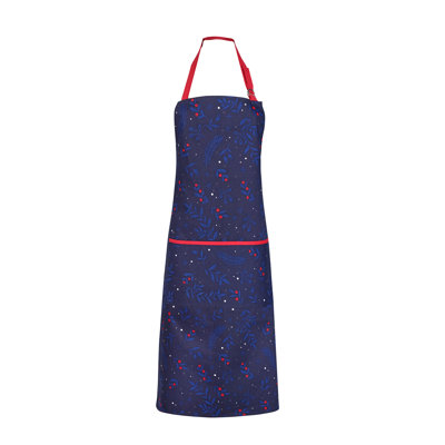 Andromachi Christmas Floral Bib Apron