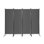 Nashe 220 cm W x 173 cm H 4 - Panel Folding Room Divider
