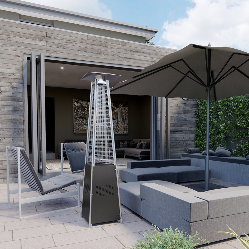 Chauffe-terrasse au propane 42 000 BTU Triplett, Argent