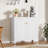 Kitchen Buffet with Storage,Black Metal Buffet Table with Doors and Adjustable Shelves, 33" Tall Kitchen Sideboard, Modern Coffee Bar Console Cabinet for Living, Dining Room-405043381