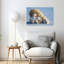 Resting Polar Bear Family Abstract Contemporary Bear Nature Wildlife Wall Art Print-1340955428