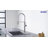 BLANCOCULINA II SENSOR 1.5 GPM PVD STEEL-98579157
