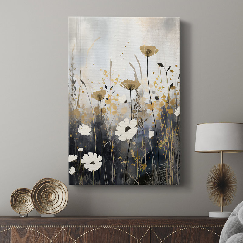 FLORAL Series CD -Custom Wrapped Gallery Cavas, 36" H x 24" W
