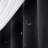 Night Sky Laser Punch Tulle Overlay Room Darkening Silver Grommet Curtains-5797581