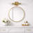 Ricky Wall Lamp (Double Lights) Gold Bathroom Vanity Light Fixture
