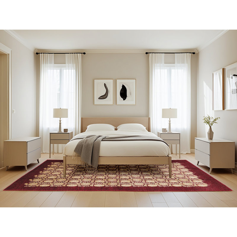 Derun Oriental Indoor Rug, Rectangle 5' x 8'
