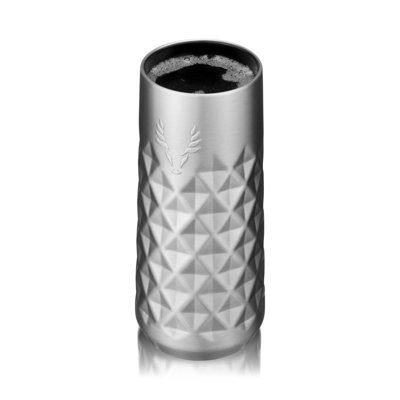 Flûte à champagne en acier inoxydable Paragon en obsidienne
