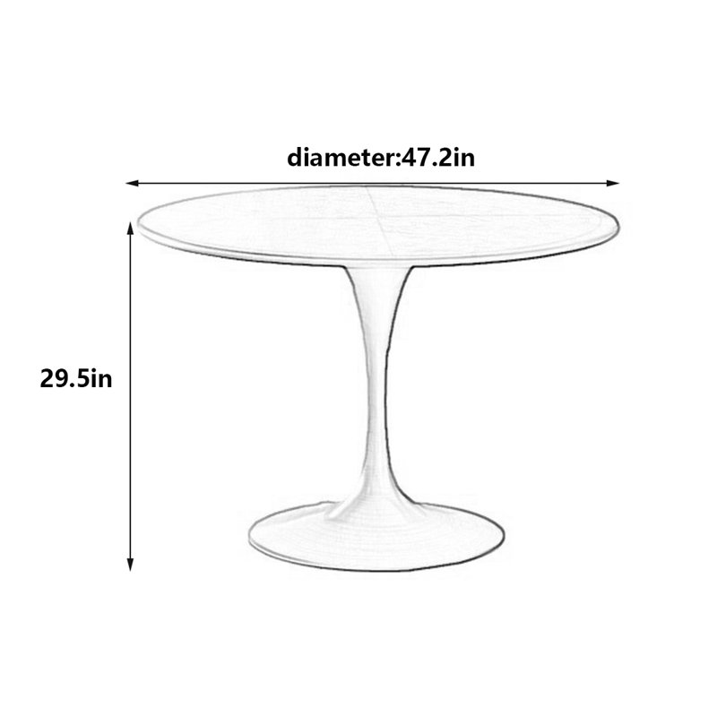 Cho, 29.5"H x 47.2"L x 47.2"W