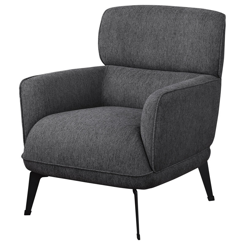 Joshual CAL117 Compliant 30.50'' Wide Armchair, Grey Chenille