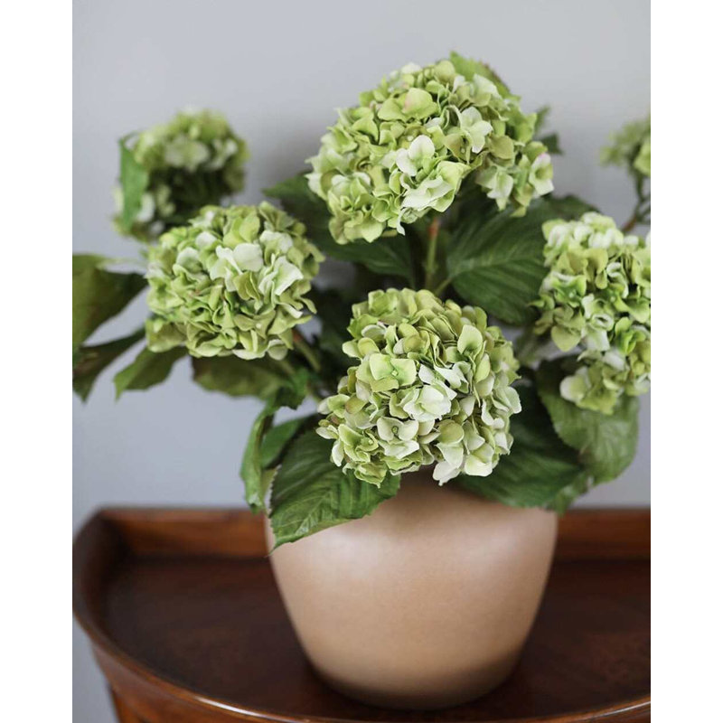 Green Double Hydrangea 36", Blue/Purple