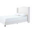 Tête de lit de 54 po pour lit très grand - revêtement de chenille minimaliste pour chambre à coucher sans sommier, processus d'assemblage facile-121097304