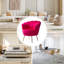 Fauteuil demi-tonneau en velours 30 po Hendrix-2112625227