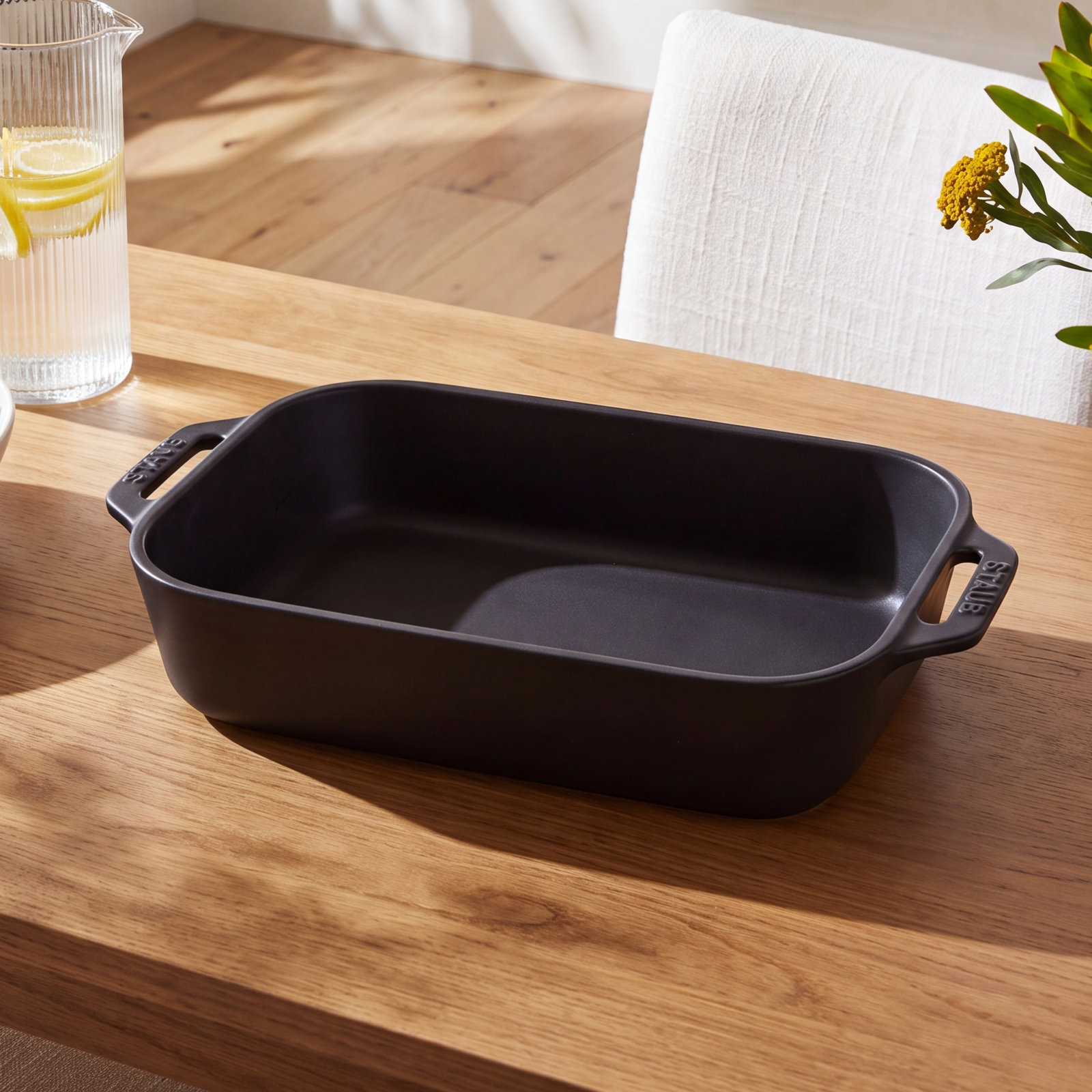 Ceramique Rectangular Oven Dish, Blue